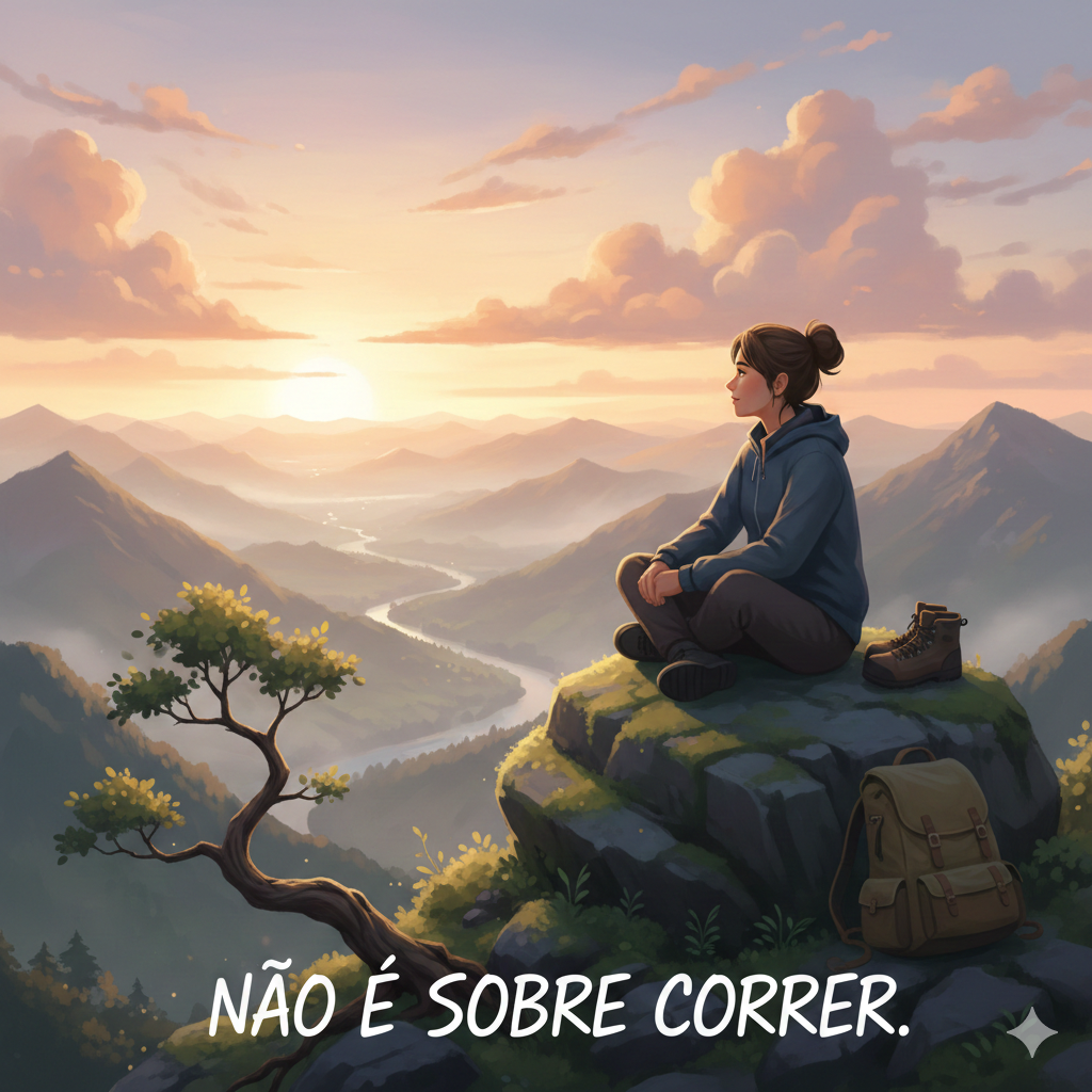 Não é sobre correr