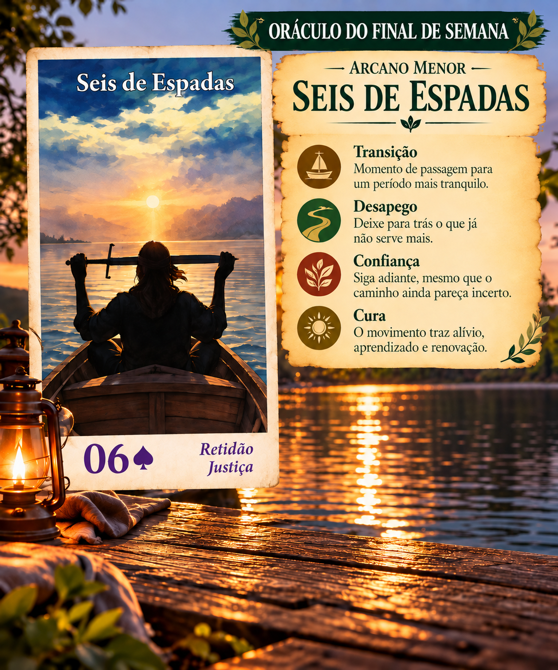 Seis de Espadas (Atitude a Adotar)